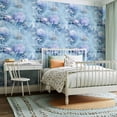thumbnail image 2 of Peel and Stick Wallpaper Contact Paper Blue Coastal Light Blue White Shell Under Sea Coral Reefs Sea Self Adhesive and Removable 23.6in x 118in, 2 of 8