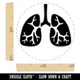 thumbnail image 2 of Lungs Anatomy Organ Body Part Self-Inking Rubber Stamp Ink Stamper - Yellow Ink - Mini 1/2 Inch, 2 of 7