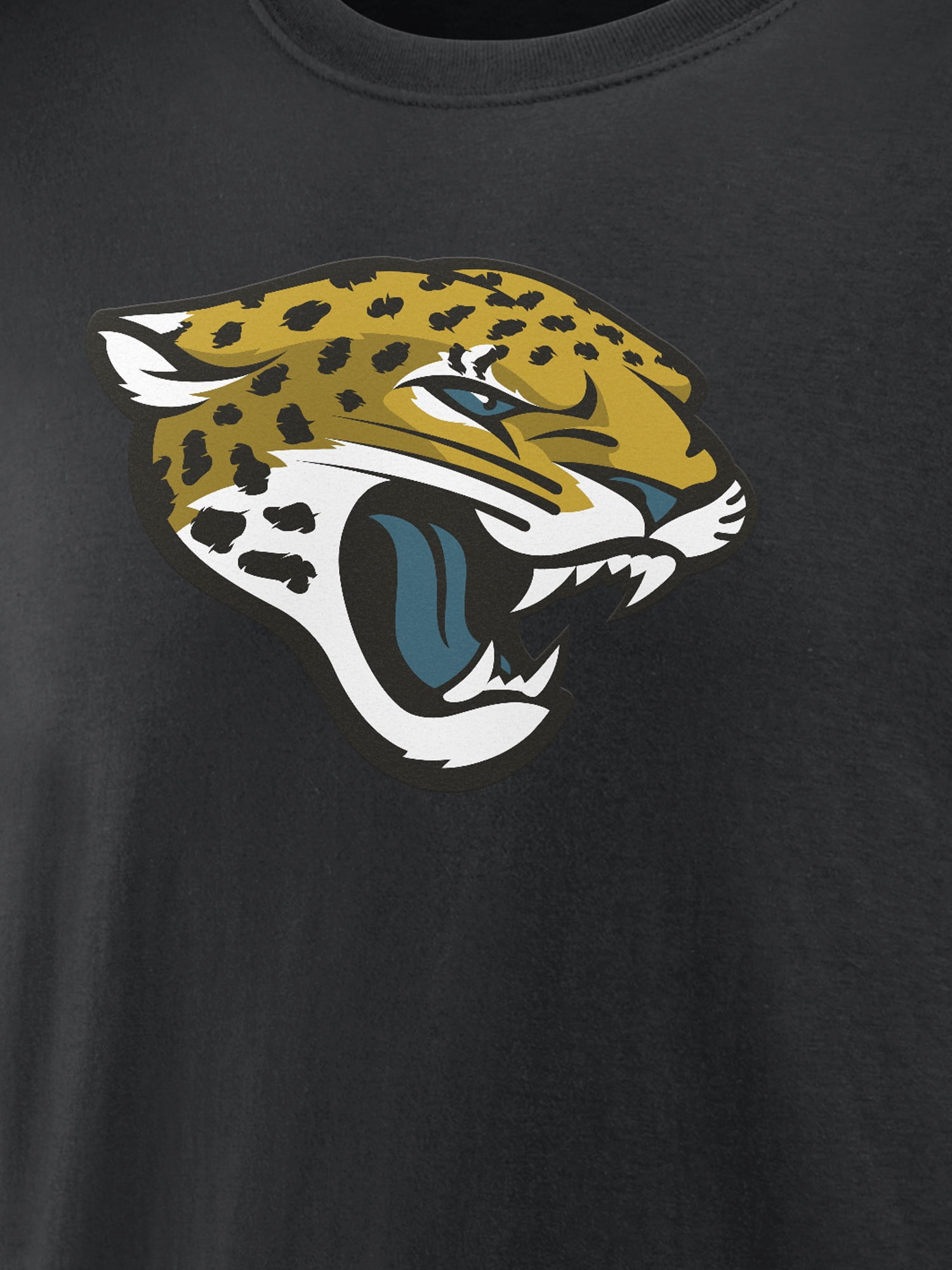 NFL Jacksonville Jaguars Men's Cotton Black Short Sleeve T-Shirt