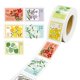 thumbnail image 1 of 1 Roll Jar Label Sticker Retro Flower Labels Vintage Flower Sticker Present Labels Gift Sticker for Family Kitchen, 1 of 4