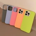 thumbnail image 5 of Jelly Liquid Silicone Soft Case for iPhone 14 13 12 11 pro Max Candy Colors Slim Shockproof Matte Anti-Fingerprint Cases Cover (for iPhone 11,Green), 5 of 9