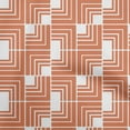 thumbnail image 1 of oneOone Cotton Cambric Rust Brown Fabric Geometric Sewing Material Print Fabric By The Yard 42 Inch Wide, 1 of 4