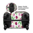 thumbnail image 4 of Daiia Tulips Flowers Luggage Cover, Thickened Washable Travel Luggage Covers, Elastic Unique Baggage Covers for 18-20 inch Luggage-Small, 4 of 9
