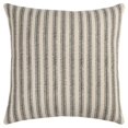 thumbnail image 1 of HomeRoots 403220 Gray Natural Ticking Stripe Throw Pillow, 1 of 1