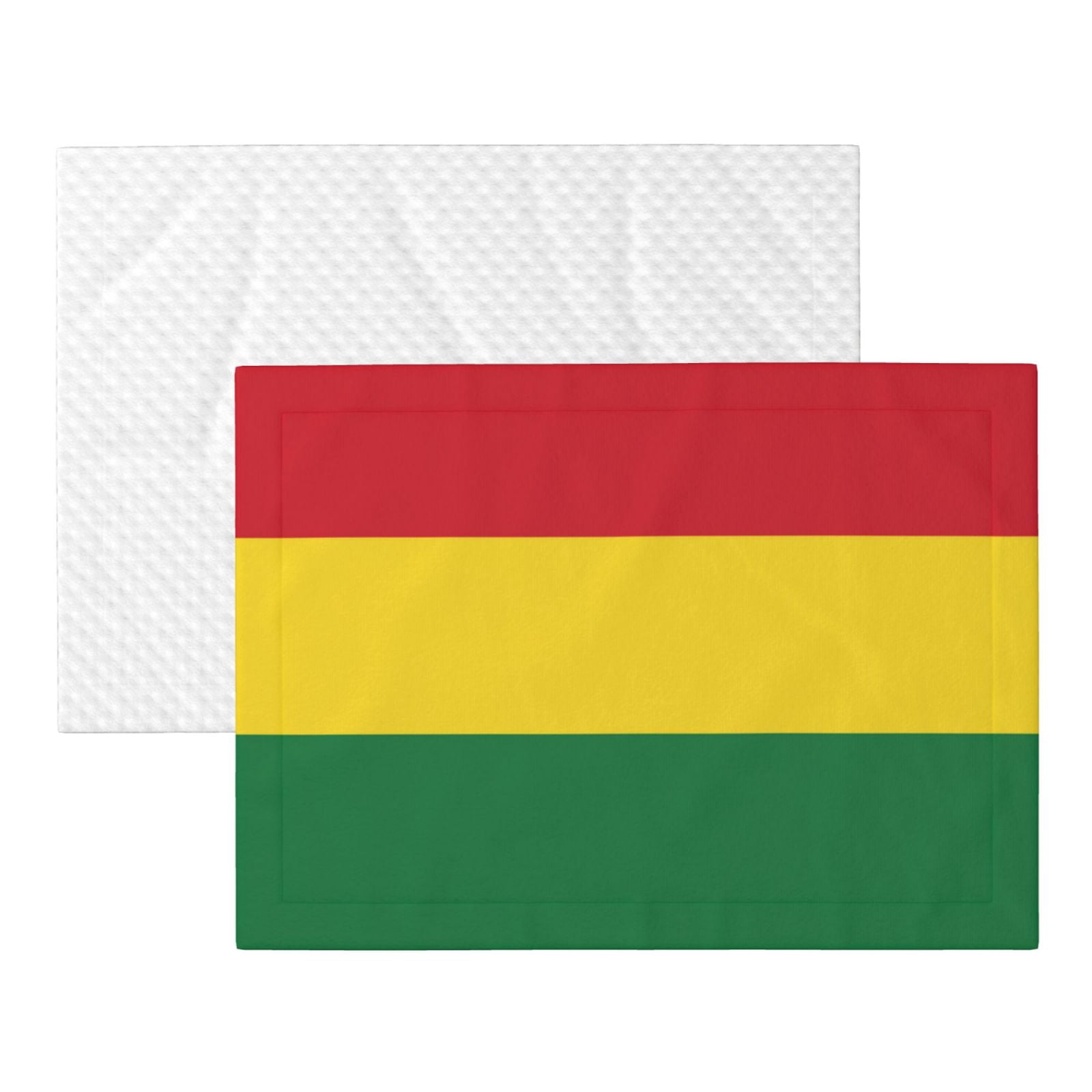 Flannel Throw Dog Blanket Reggae Rasta Flag Soft Warm Print Pet Blankets for Small Dog Cat Puppy