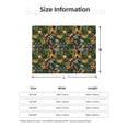 thumbnail image 5 of Uemuo Hawaiian Culture Symbols Printed Throw Blanket for Couch, Fluffy Fuzzy Blankets for Bed, Sofa, Cozy Flannel Faux Fur Blanket-50"x40", 5 of 6