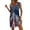 Z05 Multicolor, variant on Erwazi Summer Dresses for Women 4th Of July Printed Crew Neck Sleeveless Ankle Length Dress Celebrations Outdoor Parties Activities Casual Dresses