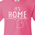 thumbnail image 4 of Inktastic It's Home- State of Michigan Outline Distressed Text Youth T-Shirt, 4 of 5