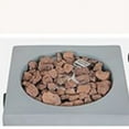 thumbnail image 7 of Stainless Steel Outdoor 10-inch Light Gray Square Mini Firepit for Tabletop Use, 7 of 7