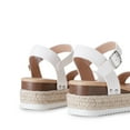 thumbnail image 5 of DREAM PAIRS Women's Platform Espadrilles Wedge Sandals, Comfortable Open Toe One Band Sandals for Women Dressy Casual Summer, 5 of 6