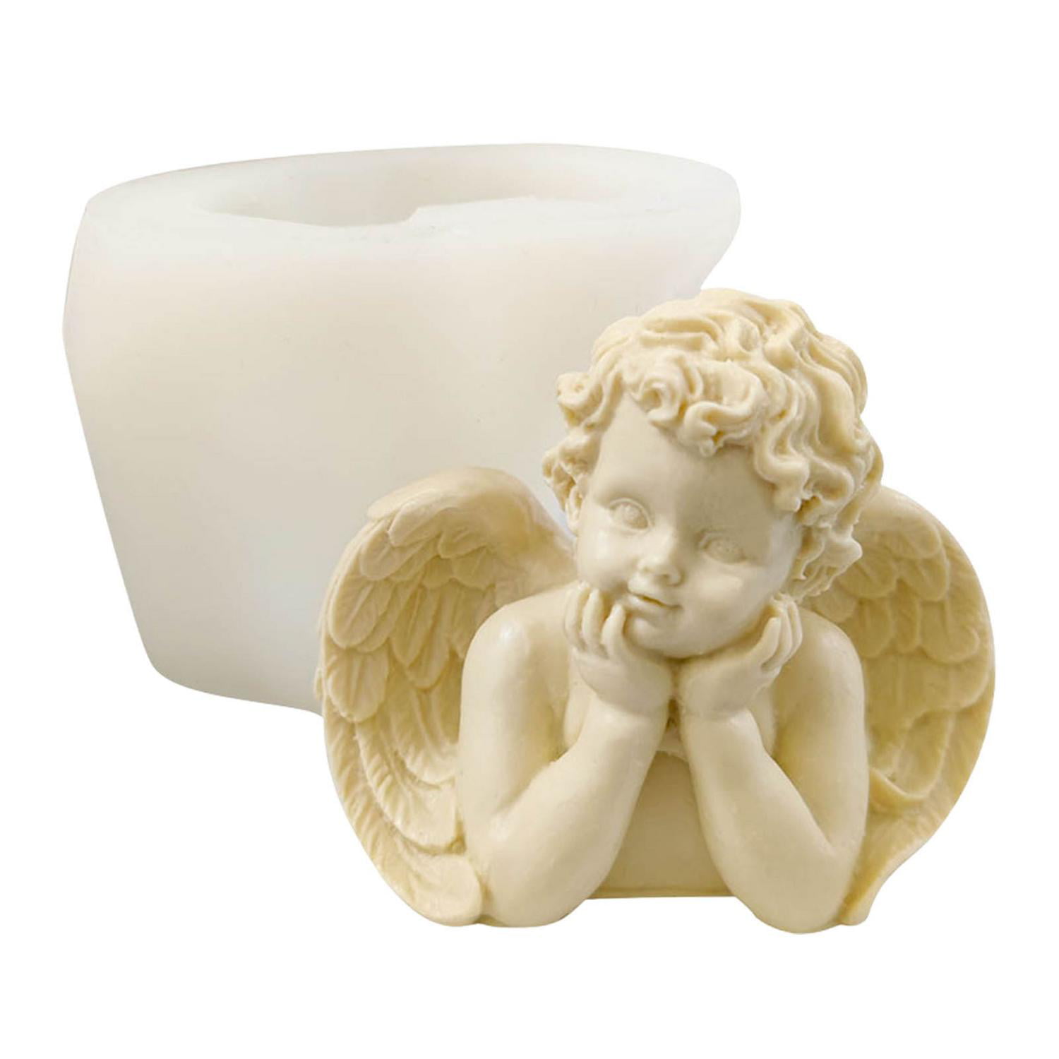 Angel Silicone Mold Fondant Cake Candle Decorating Mould Chocolate Party Favors 