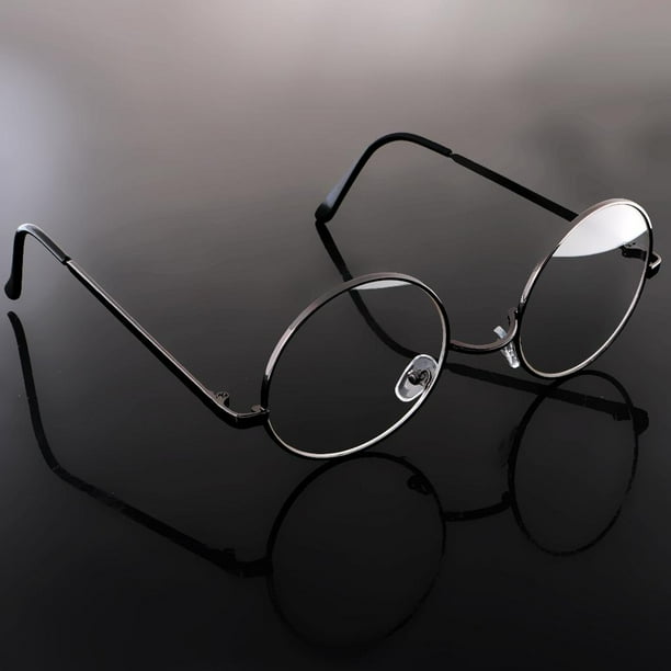 opticas anteojos Hombres Mujeres vintage Metal Gris shamjiam Gafas Walmart en linea