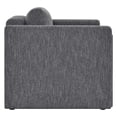 thumbnail image 3 of Armchair Accent Chair, Grey Gray, Fabric, Living Kitchen Cafe Bistro Hospitality Restaurant, Modern Contemporary HB34789, 3 of 9