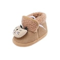 thumbnail image 3 of Infant Baby Boys Girls Cotton Soft Sole Non-Slip Cartoon Animal Decoration Snow Boots, 3 of 8