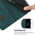 thumbnail image 3 of Mantto Wallet Case For iPhone 8 Plus/7 Plus,360 Protection Luxury PU Leather Magnetic Clasp Flip Card Slots Kickstand Shockproof Soft TPU Anti-Scratch Cover with Detachable Wrist Strap.Green, 3 of 12