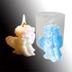 thumbnail image 5 of Molde de silicona para hacer velas aromáticas DIY, molde de jabón hecho a mano para decoración de chocolate Feliz Sencillez, 5 of 5