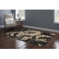 thumbnail image 2 of Linon Masters Agate Power Loomed Polypropylene 5'x7'6" Rug in Blue, 2 of 6