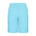 thumbnail image 5 of LADIGASU Men Casual Fashion Print Shorts With Pockets Elastic Waist Beach Pants, 5 of 5
