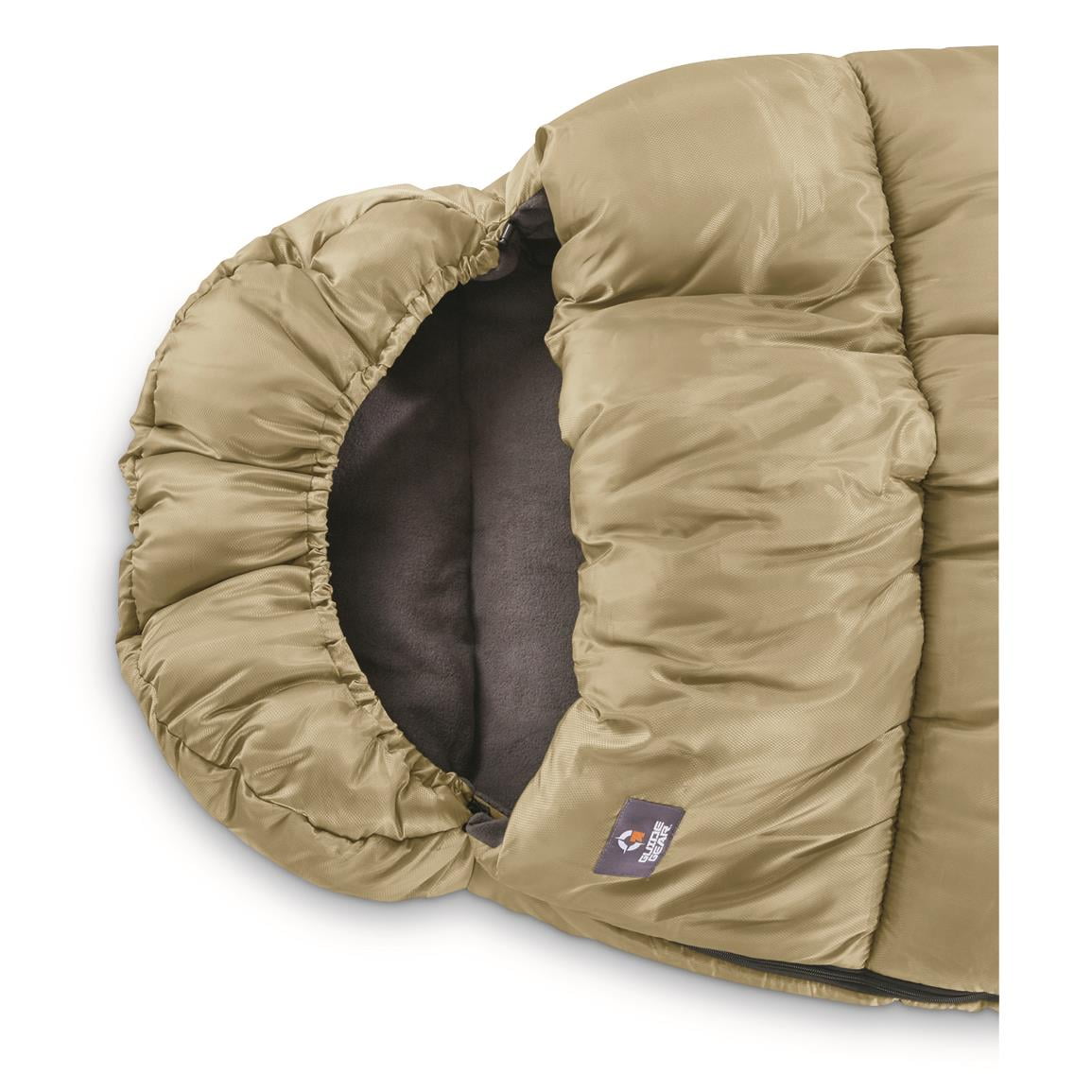 Guide Gear Fleece Lined Hooded Sleeping Bag, 0°F