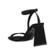 thumbnail image 3 of Zapatillas Gamuza Mujer Tacón Bloque Abiertas Bajas Casuales negro 26 Head Over Heels 2043, 3 of 4