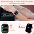thumbnail image 3 of Reloj inteligente aeac con pantalla AMOLED de 1,99 pulgadas, 3 ATM, resistente al agua, rosa, 3 of 8