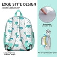 thumbnail image 3 of Wild Bear Student Backpack – Brown Polar Bear Cartoon Print With Winter Forest Hunting Pattern, 3 of 6