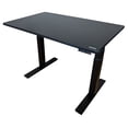 thumbnail image 1 of Uncaged Ergonomics (RUBBKMDF60) Rise Up Electric Height Adjustable Sit/Stand Desk, Memory, Dual Motors (Black MDF Top/Black Frame), 1 of 5