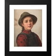 thumbnail image 2 of Friedrich Anton Prölss 19x24 Black Modern Framed Museum Art Print Titled - Young Girl (1906), 2 of 5
