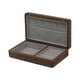 thumbnail image 1 of Caja organizadora de joyas, caja de regalo de recuerdo de viaje para anillos, collares y pulseras. Interior gris, 1 of 9