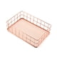 thumbnail image 2 of Almacenamiento Cesta Contenedor Artículos de aseo Hierro Malla Sundries Organizador Caja de escritorio Bandeja Anti Corrosión Decoración Adornos Cocina Pequeño Inevent HA009612-02, 2 of 6