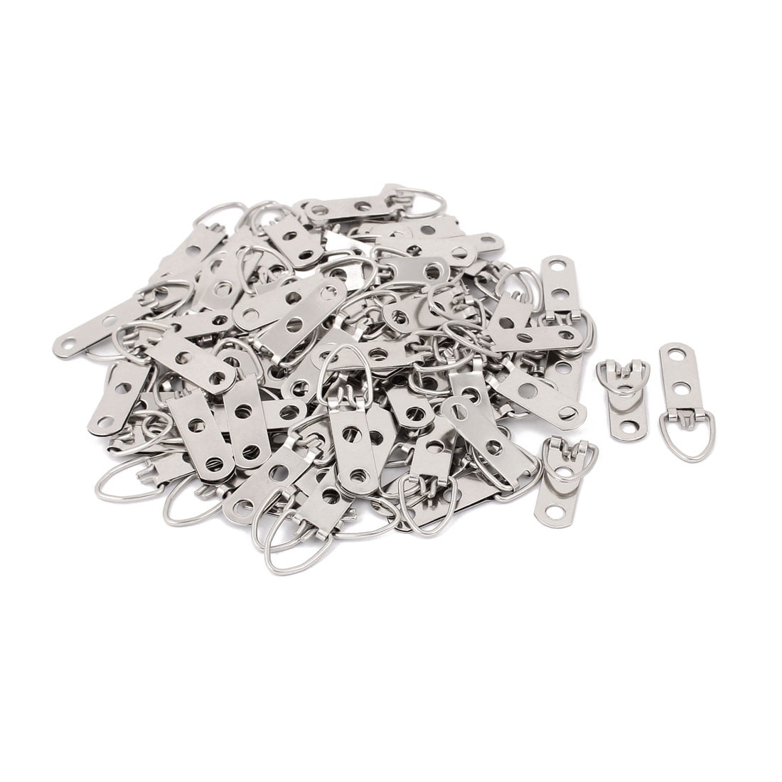 2 Holes Triangle D Ring Photo Picture Mirror Frame Hanging Hanger 100pcs