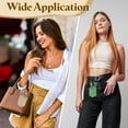 thumbnail image 6 of Genuine Leather Car Key Fob Case, Universal Car Key Fob Holder, Double Layer Zipper Key Case Bag, Light Brown, 6 of 6