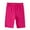 Rose red, variant on BULLPIANO 3-10Y Girls Leggings Knee Length Basic Kids Thin Solid Athletic Yoga Capri Sport Dance Casual Leggings