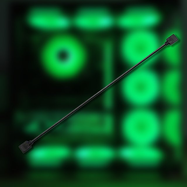 Cable de extensión AURA RGB de placa base 1 a 1 de 30 cm para ASUS/MSI/ASROCK (5 V 3 pines)
