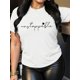 thumbnail image 1 of Camiseta para mujer verano SuaveUnstoppable Graphic Tee - Women’s Casual Round Neck Short Sleeve T-Shirt, Red with Black Lettering & Heart Print, Lightweight Polyester, Spring/Summer Collection, Eve, 1 of 7