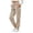*Khaki, variant on VBVC Women's Velvet Jogger Sweatpants , Soft Fall Winter Lounge Pants For Women , Ladies' High Waisted Trousers with Pockets, *White , Large