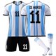 thumbnail image 1 of Copa Mundial 2022 Niños / Adultos Argentina Set DI MARIA-11 #28, 1 of 5