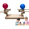 thumbnail image 1 of 2 Players Balloon Bamboo Man Battle - Wooden Fencing Puppets With 100 Balloons, 1 of 5