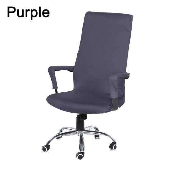 Computer Office Chair Cover, Stretch Jacquard Universal Desk Rotating Chair Slipcovers Protector, Seat Cover + Backrest Cover