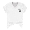 thumbnail image 3 of Gibobby Blusa Casual de Mujer Camiseta informal y cómoda con estampado esqueleto y interesantes en la parte delantera y trasera con personalidad (Blanco,M), 3 of 4
