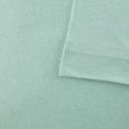 thumbnail image 5 of Comfort Classics Heathered Cotton Jersey Knit Sheet Set, Aqua, Twin-XL, 5 of 7