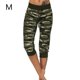 thumbnail image 4 of Mujeres Pantalones de yoga interior deportes al aire libre Pantalones recortados de ejercicio Jogging Drawstring Cintura ajustable Leggings Gimnasio Ropa verde M kenally OD003018-26, 4 of 7