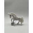thumbnail image 2 of Frosted Kingdom White Plush Glittered Unicorn Christmas Ornament, 2 of 6