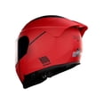 thumbnail image 4 of Casco Abatible De Moto Kov Litio Zurf Rojo Mate Dot, 4 of 5