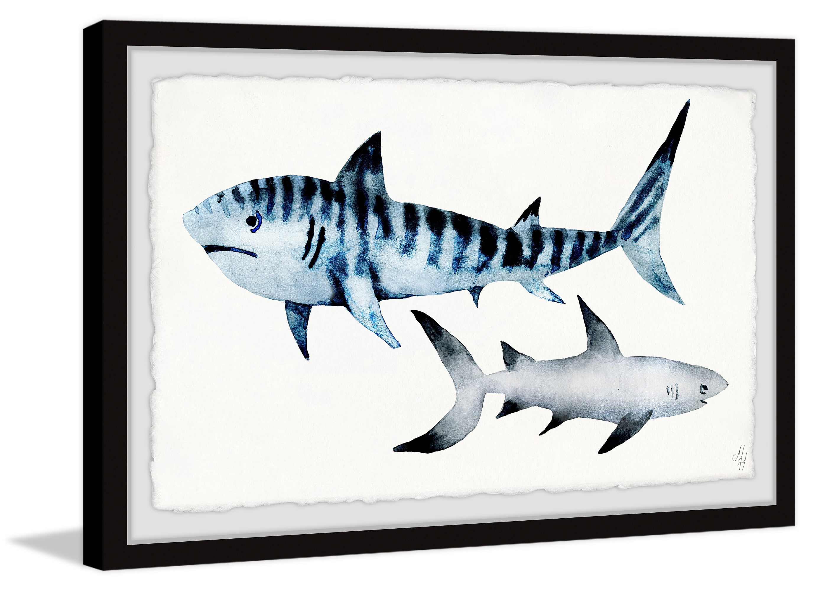 Marmont Hill Sharks Duo Framed Wall Art