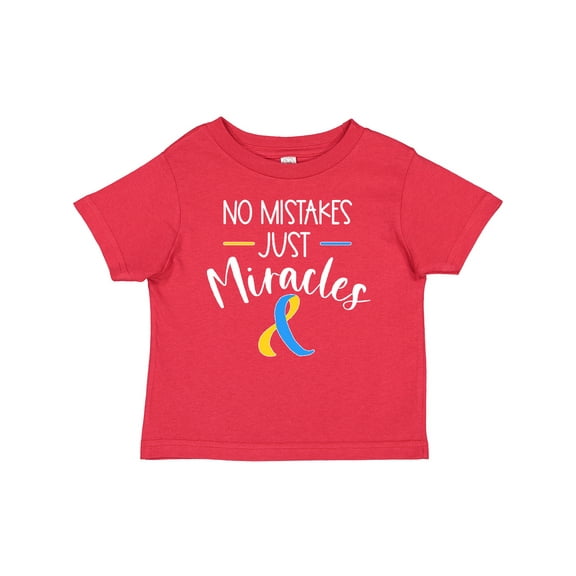 Inktastic No Mistakes, Just Miracles Down Syndrome Awareness Boys or Girls Baby T-Shirt