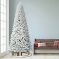 thumbnail image 2 of 9 ft Flocked Virginia Pine Tree 1460 Tips, 2 of 2