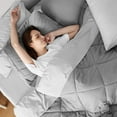 thumbnail image 5 of U by Bedsure Grey King Size Comforter Set - 7 Pieces Reversible King Bed in a Bag, King Bed Set with Comforters, Sheets, Pillowcases & Shams, 5 of 13