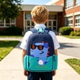 thumbnail image 3 of Kcolen Dinosaur Backpack Cute Back To School Backpacks Animal Lightweight Backpack for First Day of School Daily Backpack With Multi Storage Pockets, 3 of 5