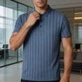 thumbnail image 6 of Mens Dress Shirt Business Casual Tops Button Down Short Sleeve Wrinkle Free Cool Breathable Pullover Fathers Gift, 6 of 6